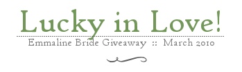 march wedding giveaway!