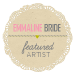 Emmaline Bride button