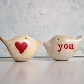 Wedding cake topper ..."heart you"