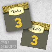 PIL-014 Table Numbers