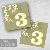 PIL-016 Table Number