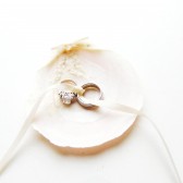 Seashell Ring Bearer Wedding Ring Holder Bowl Dish Pillow Alternative Beach Wedding Ivory Clam Shell Destination