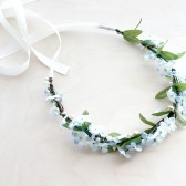 Blue Blossoms Floral Crown