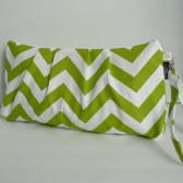 Lime Chevron Catalina Clutch