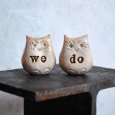 Wedding cake topper...Love bird owls... we do