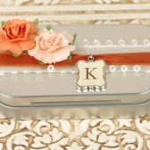 Custom Jewelry Box - Bridesmaid Gift, Ring Bearer Box