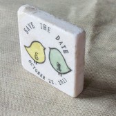 Pudgy Love Bird Save the Date Magnets
