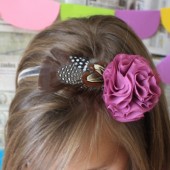 Miss Penelope Feather Headband