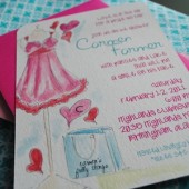 Bachelorette & Lingerie Invitation