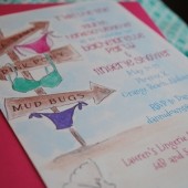 Beach Bachelorette Invitation