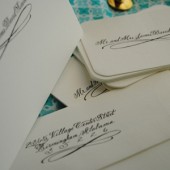 Black and White Crane Stationery