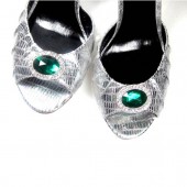 Emerald Green Magnetic Shoe Clips