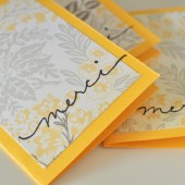Merci Yellow Thank Yous