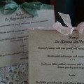 tent style menu