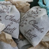 custom lavender sachet favor