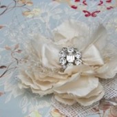 Glady - Rustic vintage bridal headpiece