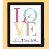 LOVE Wall Print