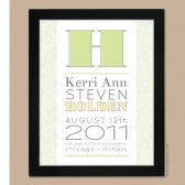 Monogram Wall Print