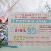 Vintage Circus Shower Invite