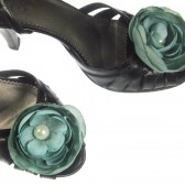 Magnetic Blue Flower Shoe Clips