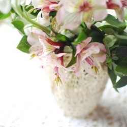 Doily Vase