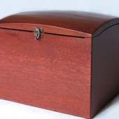 Wish Box, recycled wine barrel 