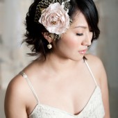 Gold Fascinator by Tessa Kim