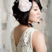 Blush fascinator by Tessa Kim
