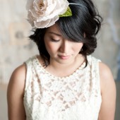 Double flower headband by Tessa Kim