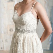Rhinestone sash by Tessa Kim