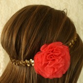 Calypso Pink Sequin Headband