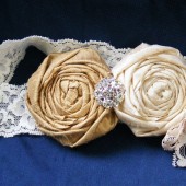 Vintage Romance Bridal Garter Set- Design 2
