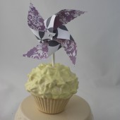 Pinwheel Cupcake Topper