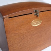 Wish Box w/ brass name plate