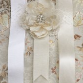 grosgrain bridal sash, 