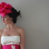 Lia silk flower headpiece