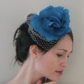 Bella silk flower headpiece