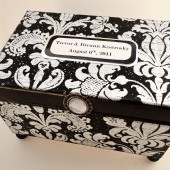 Modern Style - Wedding Guest Book Box Alternative