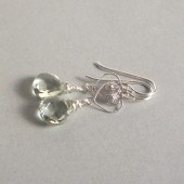 Honor Green Amethyst and Sterling Silver Earrings