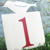 Bird Accent Table Number