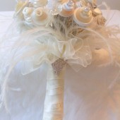Elegant Creme and white bridal bouquet