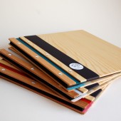 wooden photo album