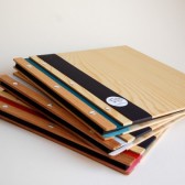 wooden photo album