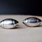 football cufflinks groomsmen