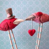 Love Birds Cake Topper