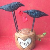 Tree Trunk Cake Topper