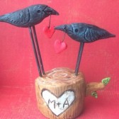 Tree Trunk Cake Topper