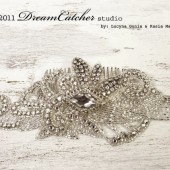 Couture Collection Ava Swarovski Crystal one of a kind Bridal Head Piece - MADE TO ORDER