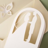 Couple Silhouette, Invitation