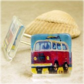 Surf bus cuff links